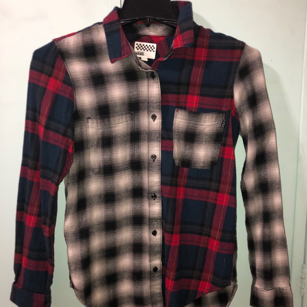 Vans women’s flannel multicolored size medium